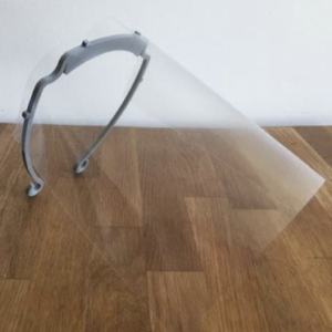 Visières médicales blanches (Pack de 10) - Plastique BIO